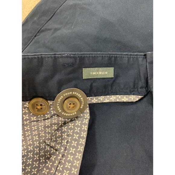 NWT Bonobos 9" Classic Cotton Chino Shorts (Men's Size 40) Blue - Picture 6 of 14